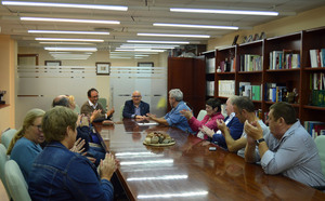 Reunión en la sede del Consejo Regulador de la DOP Cariñena